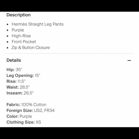 Hermes Pants - Picture 7 of 8